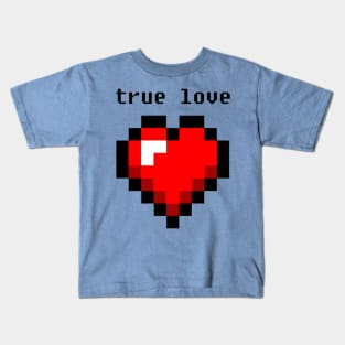 True (8-bit) Love Kids T-Shirt